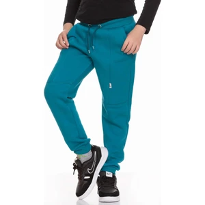 Kalın Jogger Cepli Unisex Çocuk Eşofman Altı Petrol Mavisi