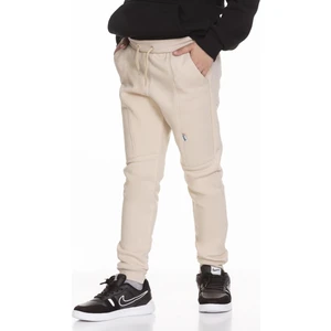 Kalın Jogger Cepli Unisex Çocuk Eşofman Altı Bej
