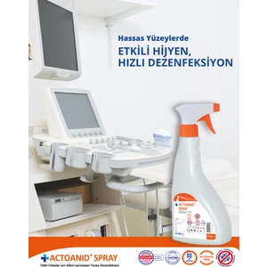 Actoanıd® Spray 500 ml | Alkol Içermeyen Yüzey Dezenfektanı