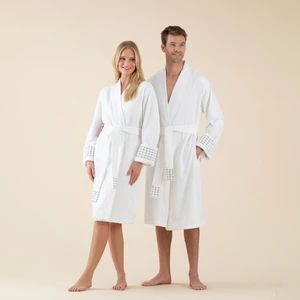 Nathan Unisex Bornoz Beyaz