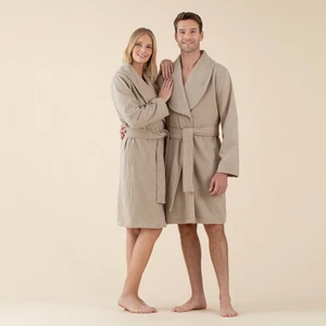 Samantha Unisex Bornoz Bej
