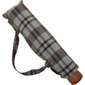 Snotline-April Bayan Şemsiye Otomatik Açılır 90 cm Çap Kapalı 30 cm Çanta Boy Lacivert Yeşil Ekose