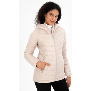 G-Fox Kadın Kısa Sabit Kapşonlu Dolgulu Mevsimlik Spor Şişme Mont 8722