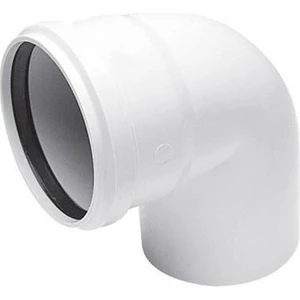 Pvc Kapalı Dirsek 125X87°