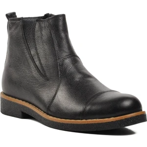 1311 Siyah Deri Erkek Bot