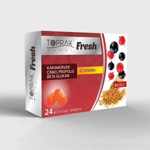 Toprak Doğal Karamürver, Çinko, Propolis, Beta Glukan, C Vitamini 24 Drops