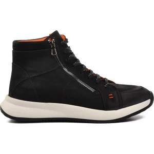 232250-1 Siyah Nubuk Deri Erkek Bot