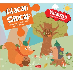 Afacan Sincap - Yapbozlu Hayvan Dostlarımız Serisi