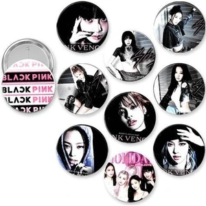 Parti Dükkanım Black Pink Parti Rozeti (10 Adet)