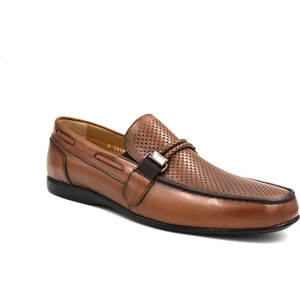 (2919) Içi Dışı Deri Kauçuk Hafif Taban Erkek Ayakkabı Taba