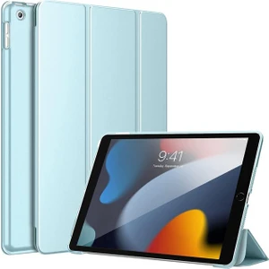 Apple iPad 10.2 7.nesil Kılıf Yatay Standlı Arka Sert P.c Güçlü Mıknatıslı Uyku Modlu Smart Cover Model A2200,A2198