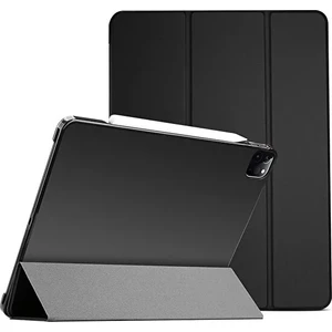 Apple iPad Pro 12.9 4.nesil 2020 Kılıf Yatay Standlı Arka Sert P.c Güçlü Mıknatıslı Smart Cover Model A2229,A2069,A2232