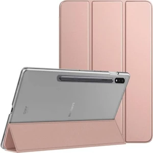 Samsung Galaxy Tab S7 Fe Lte Kılıf 2021 12.4 Inç Yatay Standlı Sert P.c Güçlü Mıknatıslı Smart Cover Model SM-T730/T733/T735/T737