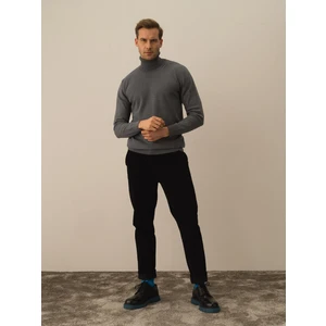 Pamuklu Balıkçı Yaka Regular Fit Basic Kazak