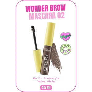 Wonder Brow Eyebrow Mascara Kaş Maskarası - 02 Brown - Kahverengi