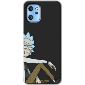 Reeder S19 Max Pro Kılıf Hd Desen Baskılı Arka Kapak + Kırılmaz Cam - Rick