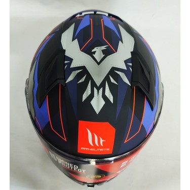 mt Kask mt Revenge 2 Hector Garzo A7 Mat Mavi Şeffaf Vizörlü Fiyatı