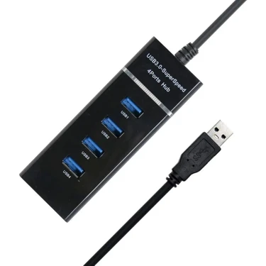 Eco Center USB Çoklayıcı, 4 Girişli USB Çoğaltıcı -3.0 - 4 Port USB Hub...