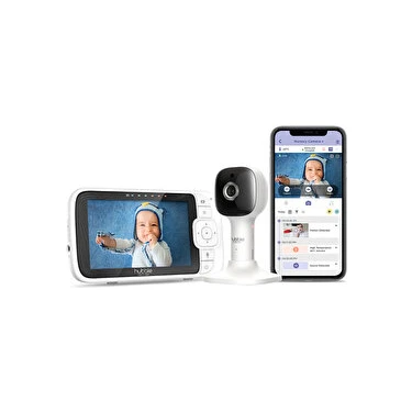 Hubble Nursery Pal Cloud Wifi-Connect 5’’ Dijital Ekranlı Bebek