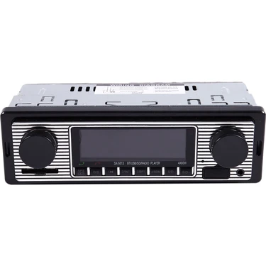 Sunshinee Bluetooth Eski Model Araba Radyo Mp3 Çalar Stereo USB Aux Klasik Araba Stereo Ses (Yurt