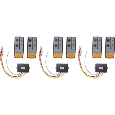 Sunshinee 3 Takım 12V 24V 2.4g 50M Evrensel Araba Kablosuz Vinç Vinç Uzaktan Kumanda Kontrolörü E N