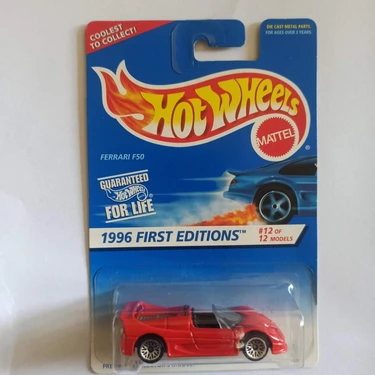 Hot Wheels Ferrari F50 - 1996 1st Editions #12 Of 12 Cars Fiyatı