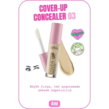 Cover Up Concealer Yoğun Kapatıcı Göz Altı Kapatıcısı - 03