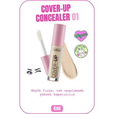 Callista Cover Up Concealer Göz Altı Kapatıcısı 01 Çok