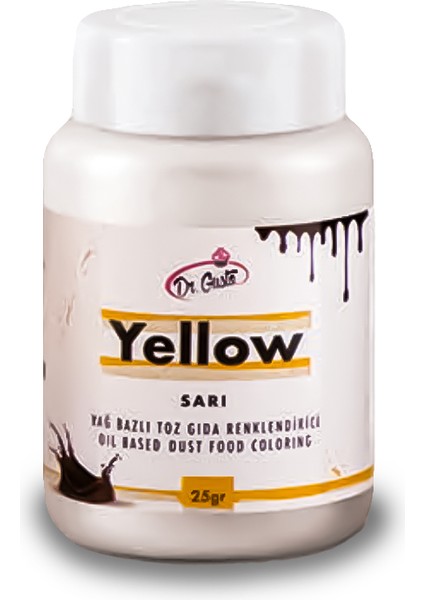 Yağ Bazlı Toz Sarı 25 gr
