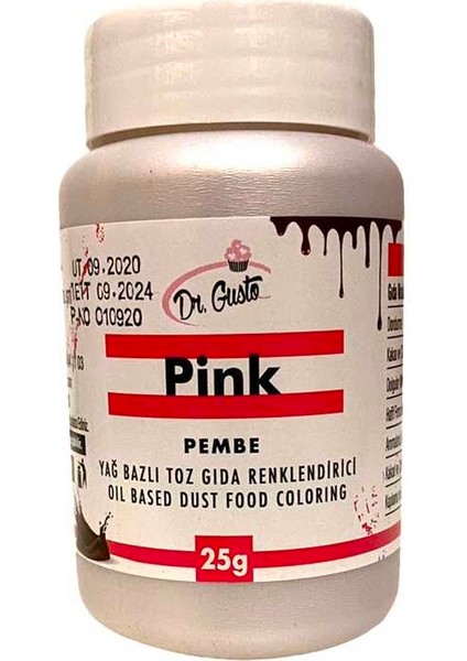 Yağ Bazlı Toz Pembe 25 gr