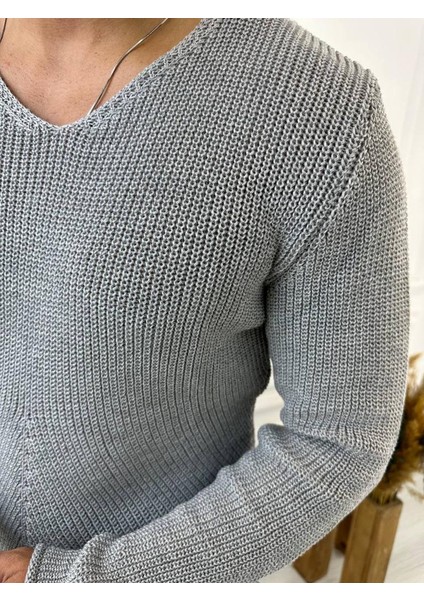 Kazak Naturel Örme Pamuk Tüylenmeyen Triko Kazak fiyatları