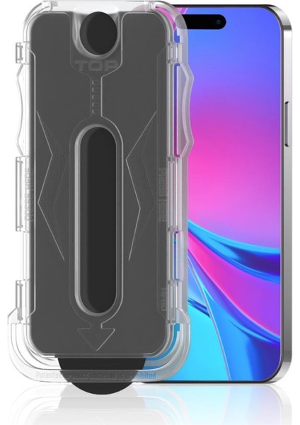 Apple iPhone 11 Pro Max Kolay Uygulama Aparatlı 5d Magic Privacy Glass Hayalet Cam Ekran Koruyucu