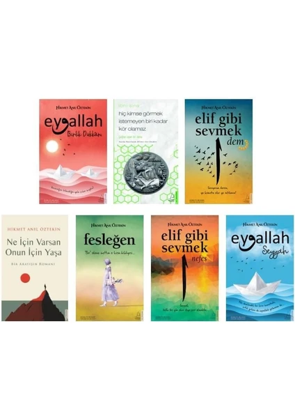 Elif Gibi Sevmek: Nefes - Elif Gibi Sevmek: Dem - Fesleğen - 7 Kitap - Hikmet Anıl Öztekin