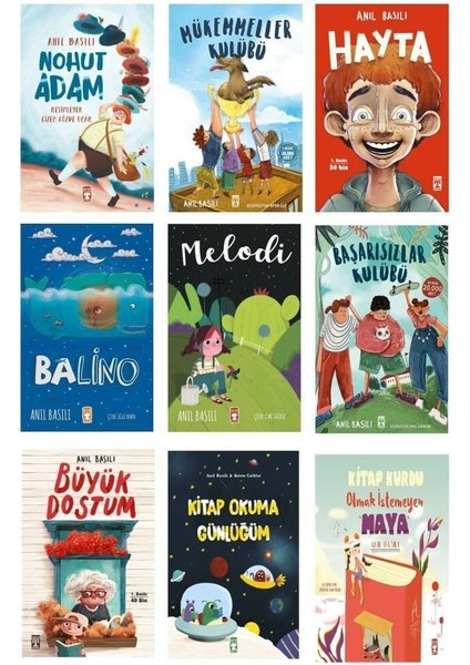 Balino - Nohut Adam - Büyük Dostum - Hayta - Anıl Basılı Seti - 9 Kitap