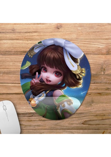 Mobile Legends - Chang'e Bilek Destekli Mousepad Model - 1 Oval