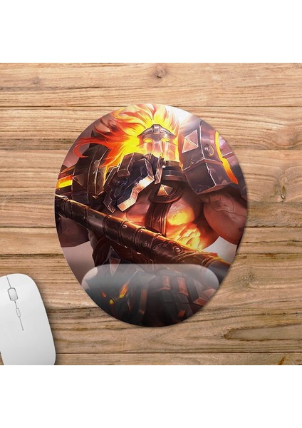 Mobile Legends - Terizla Bilek Destekli Mousepad Model - 2 Oval