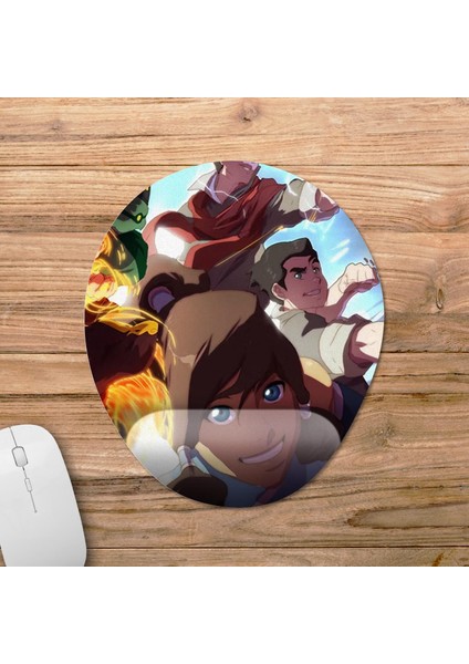 Avatar: The Legend Of Korra Bilek Destekli Mousepad Model - 2 Oval