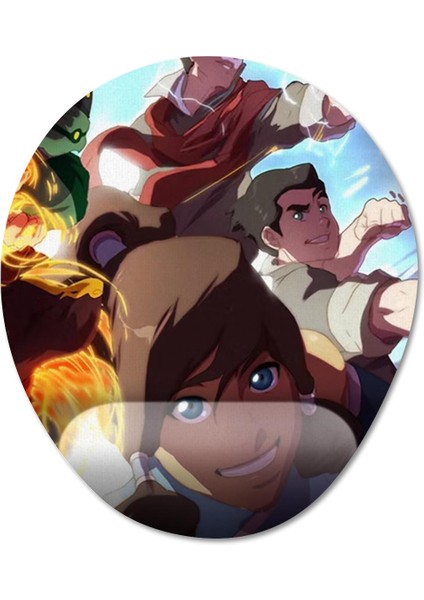 Avatar: The Legend Of Korra Bilek Destekli Mousepad Model - 2 Oval