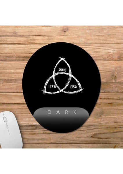 Dark Bilek Destekli Mousepad Model - 2 Oval