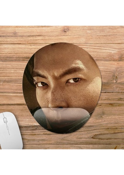 Black Knight Bilek Destekli Mousepad Model - 2 Oval