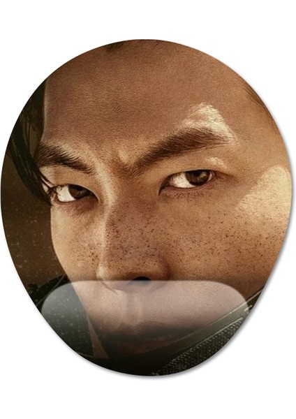 Black Knight Bilek Destekli Mousepad Model - 2 Oval