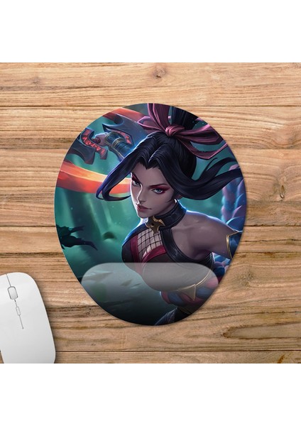 Mobile Legends - Hanabi Bilek Destekli Mousepad Model - 1 Oval