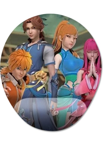 Yao Shen Ji Bilek Destekli Mousepad Model - 1 Oval
