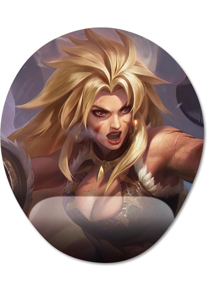 Mobile Legends: Masha Bilek Destekli Mousepad Model - 1 Oval