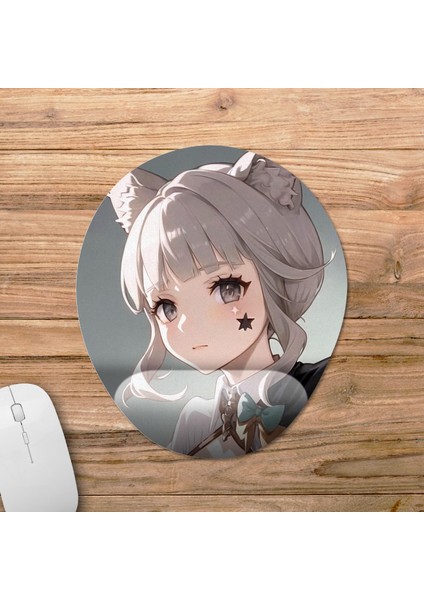 Lynette - Genshin Impact Bilek Destekli Mousepad Model - 3 Oval