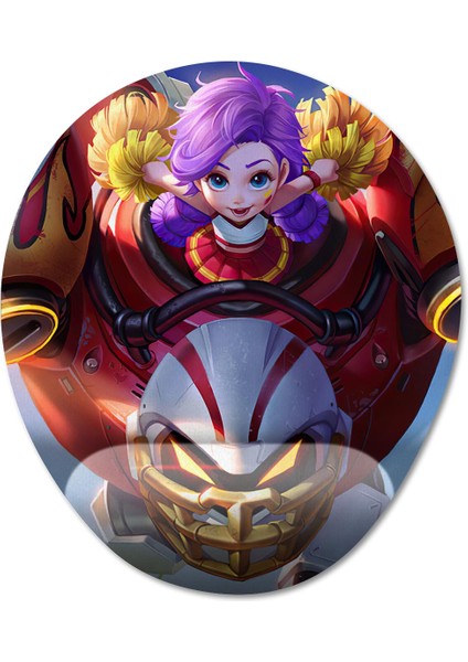Jawhead - Mobile Legends Bilek Destekli Mousepad Model - 4 Oval fiyatları