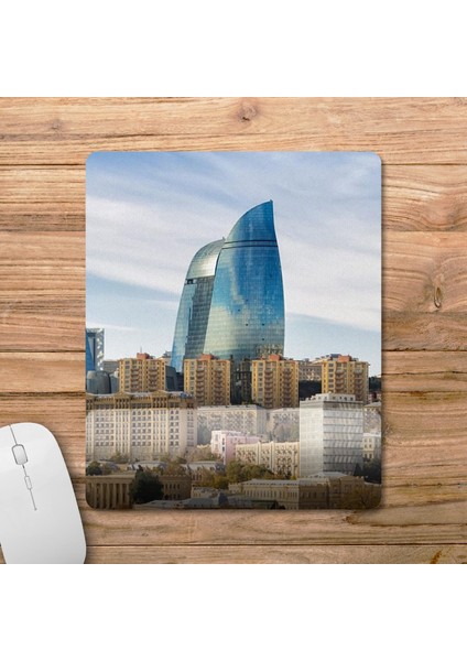 Azerbaycan Bakü - Azərbaycan Bakı Bilek Destekli Mousepad Model - 2