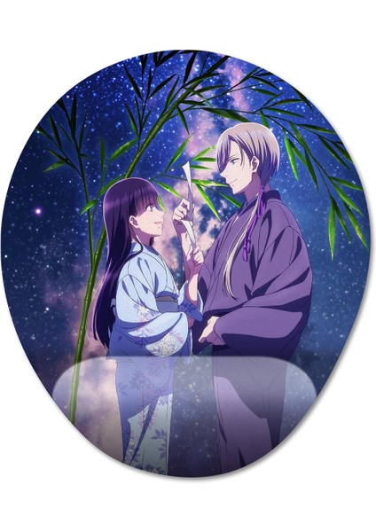 Watashi No Shiawase Na Kekkon Bilek Destekli Mousepad Model - 2 Oval