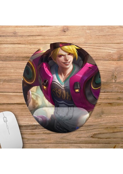 Mobile Legends - X.borg Bilek Destekli Mousepad Model - 4 Oval