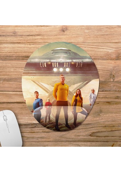 Star Trek: Strange New Worlds Bilek Destekli Mousepad Model - 1 Oval